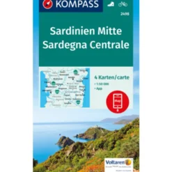 Cartina escursionistica Sardegna Centrale 1:50.000