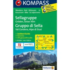 Cartina Gruppo Di Sella Marmolada