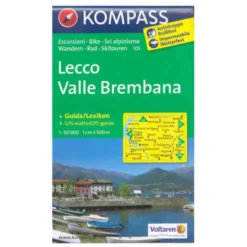 Cartina Lecco Valle Brembana
