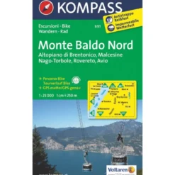 Cartina Monte Baldo Nord