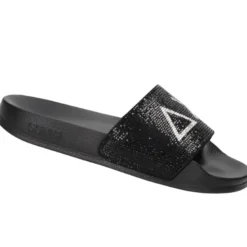 Ciabatte donna Slippers strass logo