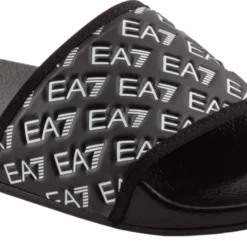 Ciabatte uomo Logo elastan gros rubber