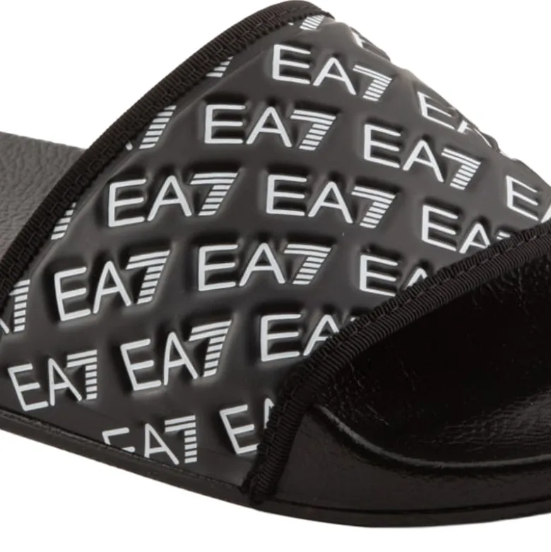 Ciabatte uomo Logo elastan gros rubber