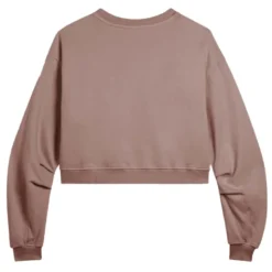 Felpa donna oversize cropped stampa Flow