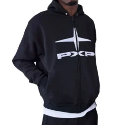 Felpa uomo zip Essentials