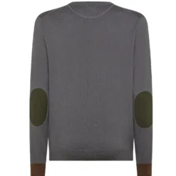 Maglione uomo patch