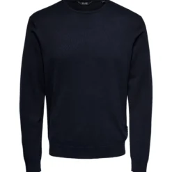 Maglione uomo Solid Color Knitted
