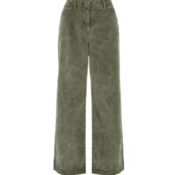 Pantalone donna palazzo velluto