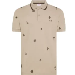 Polo uomo piquet ricami