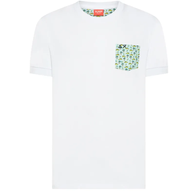 T-Shirt uomo jersey taschino